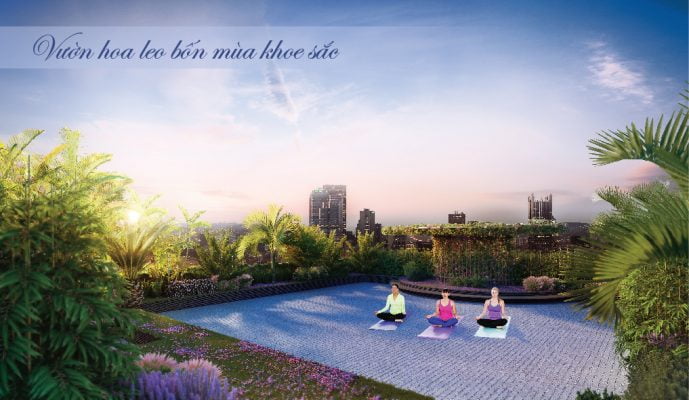 Vườn Hoa Tiện Ích Imperia Sky Garden